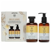Apivita Promo Bee my Honey Shower Gel with Honey & Aloe 250ml & Moisturizing Body Milk with Honey & Aloe 200ml