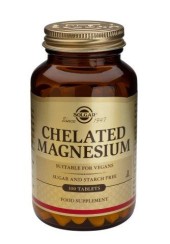 Solgar Chelated Magnesium 100 mg 100 Tabs
