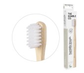 The Humble Co. Toothbrush Bamboo Adult Sensitive Λευκή Οδοντόβουρτσα Ενηλίκων Για Ευαίσθητα Δόντια & Ούλα 1τμχ