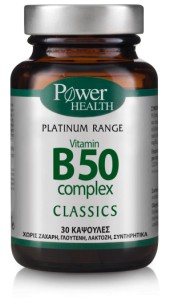 Power Health Platinum Range Vitamin B50 Complex 30 caps