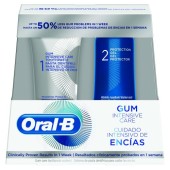 Oral-B Gum Intensive Care Σύστημα Στοματικής Υγιεινής Για Υγιή Ούλα, 1 Οδοντόκρεμα 52ml & 1 Τζελ Προστασίας 63