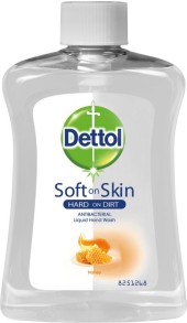 Dettol Ανταλλακτικό Υγρό Κρεμοσάπουνο Μέλι 250ml