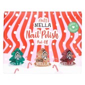 Miss Nella Christmas Sparkle Σετ 3 Παιδικά Βερνίκια Νυχιών Peel-Off με Βάση Νερού