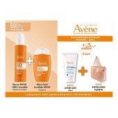 Avene Promo Invisible Spf50 Dry Touch Sun Care Spray 200ml & Ultra Spf50 Invisible Fluid 50ml & Δώρο After Sun Restorative Lotion for Face & Body Travel Size 50ml & Δώρο Τσάντα Θαλάσσης