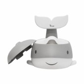 Bo Jungle Εκπαιδευτικό Γιογιό με Καπάκι Δελφίνι & Κάθισμα Grey 2 σε 1