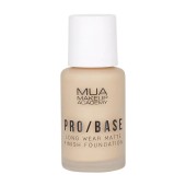 MUA Pro Base Long Wear Matte Finish Fountation Make up για Μέτρια - Υψηλή Κάλυψη No.130 Ματ Αποτέλεσμα 30gr