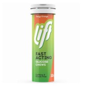 Gluco Tabs Lift Fast Acting Juicy Orange Ταμπλέτες Γλυκόζης με Γεύση Πορτοκάλι 10 tabs