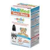 NeilMed Sinus Rinse Starter Kit Για Παιδιά - 1 Φιάλη & 30 Ανταλλακτικά Φακελάκια
