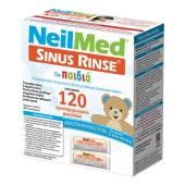 NeilMed Sinus Rinse Ανταλλακτικά Φακελάκια Διάλυμα Ρινικών Πλύσεων για Παιδιά 120τεμ