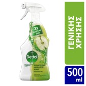 Dettol Power & Fresh Advance Apple Αντιβακτηριδιακό Καθαριστικό Spray Γενικής Χρήσης με Άρωμα Πράσινο Μήλο 500ml