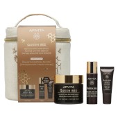 Apivita Promo Queen Bee Absolute Anti-Aging & Regenerating Cream Rich Texture 50ml & Redefining Serum 10ml & Δώρο Reviving Eye Cream 5ml & Νεσεσέρ 1 Τεμάχιο