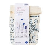 Korres Promo Yoghurt Hydrate your Skin Sunscreen Face Cream Gel Spf50, 40ml & Δώρο Nourishing Probiotic Gel Cream 20ml & Foaming Cream Cleanser 20ml & Νεσεσέρ