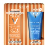 Vichy Promo Capital Soleil Emulsion Dry Touch Spf50+ Cream, 50ml & Δώρο After Sun 100ml