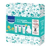 Mustela Promo Stelatopia Baby Skin Care Emollient Cream 200ml & Cleansing Gel 200ml & Emollient Balm 200ml & Δώρο Νάνι 1Τμχ