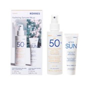 Korres Promo Face & Body Yoghurt Emulsion Protect & Hydrate Sunscreen Spray Spf50+, 150ml & Cooling After Sun Gel With Real Edible Yoghurt 50ml