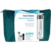 Frezyderm Promo Moisturizing Rich Cream 50ml & Δώρο Neck Contour 15ml, Eye Cream 5ml, Velvet Colors Medium 2ml & Νεσσεσέρ