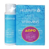 Helenvita Promo Anti Hair Loss Vitamins Συμπλήρωμα Διατροφής 60caps & Δώρο Anti Hair Loss Tonic Men Shampoo 100ml