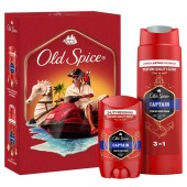 Old Spice Promo Captain Deodorant Stick 50ml & 3in1 Shower & Shampoo Gel 250ml