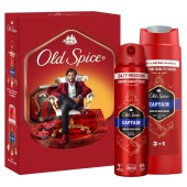 Old Spice Promo Captain Deodorant Body Spray 150ml & 3in1 Shower & Shampoo Gel 250ml