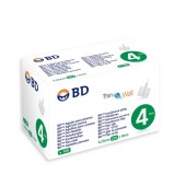 BD Thin Wall Βελονάκια για Πένα Ινσουλίνης 32G x 4mm 100τεμ