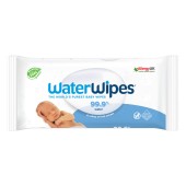 WaterWipes 100% Άοσμα Μωρομάντηλα 99,9% Νερό Ηλικίες 0+ 60 Μαντηλάκια