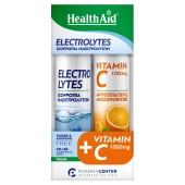 Health Aid Promo Electrolytes Strawberry 20 effer.tabs & Vitamin C 1000mg Orange 20 effer.tabs