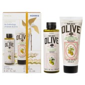 Korres Promo Pure Greek Olive Honey & Pear Body Cream 200ml & Shower Gel 250ml