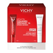 Vichy Promo Liftactiv Collagen Specialist 16 Eye Care Κρέμα Ματιών για Σημάδια Γήρανσης 15ml & Δώρο Vichy Capital Soleil UV Age Daily Αντηλιακό Προσώπου Κατά της Φωτογήρανσης SPF50+, 15ml