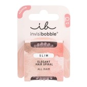Invisibobble Slim Elegant Hair Spiral Pink Monocle Λαστιχάκια Μαλλιών 3τεμ