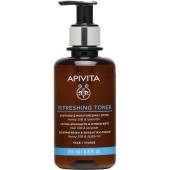 Apivita Refreshing Toner Soothing & Moisturizing Lotion Καταπραϋντική & Ενυδατική Λοσιόν Προσώπου με Λεβάντα & Μέλι 200ml