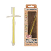 Jack N Jill Βρεφική Οδοντόβουρτσα Σιλικόνης Με Προστατευτική Ασπίδα Stage 2: 12-24 Μηνών