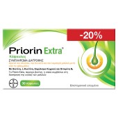 Priorin Extra Promo Συμπλήρωμα Διατροφής Κατά της Τριχόπτωσης 30caps -20%