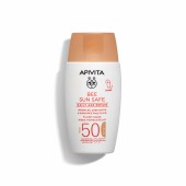Apivita Bee Sun Safe Daily Age Repair Spf50 Tinted Λεπτόρρευστη Κρέμα Προσώπου Κατά των Πανάδων & των Ρυτίδων Υψηλής Προστασίας με Χρώμα 50ml