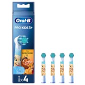 Oral-B Kids Κεφαλές Βουρτσίσματος Με Χαρακτήρες The Lion King από 3+ ετών 4 τεμ