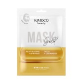 KIMOCO Beauty Mask Gold Αναζωογονητική και Συσφικτική Μάσκα Προσώπου με Κολλοειδή Χρυσό και Κεραμίδια 23ml