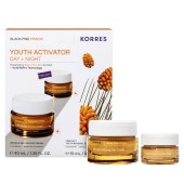 Korres Promo Black Pine Primus Wrinkle Defying Face Day Cream 40ml & Δώρο Youth Renewal Sleeping Facial Cream 15ml