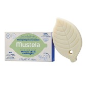Mustela Shampoo & Body Cleansing Bar Μπάρα Καθαρισμού για Σώμα & Μαλλιά 75gr