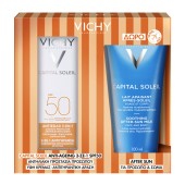 Vichy Promo Capital Soleil Anti-Age Antioxidant Protective Care Spf50, 50ml & Δώρο After Sun 100ml