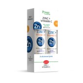 Power Health Power of Nature Promo Zinc+Vitamin c 500mg με Στέβια 20 Eff.tabs 1+1 Δώρο