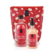 Lavish Care Promo Holly Jolly Apple Pie Glitter Body Lotion Ενυδατικό Γαλάκτωμα Σώματος 300ml & Bath & Shower Αφρόλουτρο Gel 500ml & Δώρο Νεσεσέρ