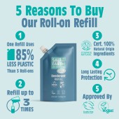 Salt of the Earth Vegan Αποσμητικό Roll-On Ocean & Coconut Refill Pouch 225ml