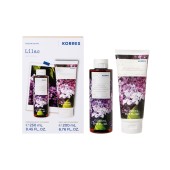 Korres Promo Lilac Renewing Body Cleanser 250ml & Body Smoothing Milk 200ml