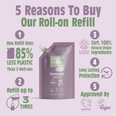 Salt of the Earth Vegan Αποσμητικό Roll-On Clary Sage & Mint Refill Pouch 225ml