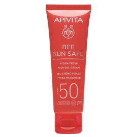 Apivita Bee Sun Safe Αντηλιακή Ενυδατική Κρέμα-Gel Προσώπου Spf50 50 ml