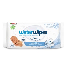 WaterWipes 100% Άοσμα Μωρομάντηλα 99,9% Νερό Ηλικίες 0+ 60 Μαντηλάκια