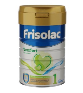 Frisolac Comfort 1 Γάλα Ειδική Φόρμουλα Για Αναγωγές Ή Και Δυσκοιλιότητα 800 gr