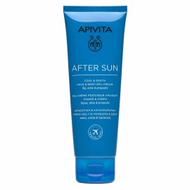 Apivita Travel Size After Sun Δροσιστική & Καταπραϋντική Κρέμα-Gel Για Πρόσωπο & Σώμα 100 ml