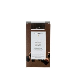 Korres Argan Oil Advanced Colorant 4.77 Σκούρο Σοκολατί Μόνιμη Βαφή Μαλλιών 1τμχ