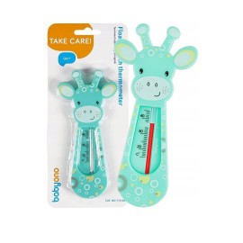 BabyOno Αναλογικό Θερμόμετρο Μπάνιου Που Επιπλέει Giraffe Τυρκουάζ
