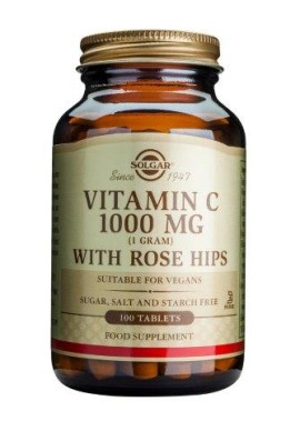 Solgar Rose Hips C 1000 mg 100 Tabs